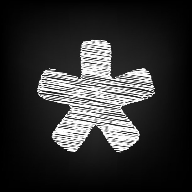 星号星号涂鸦效果图片下载