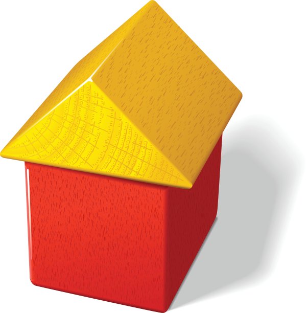 玩具块的房子图片下载