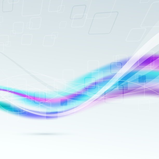 抽象鲜艳的波浪背景图片下载