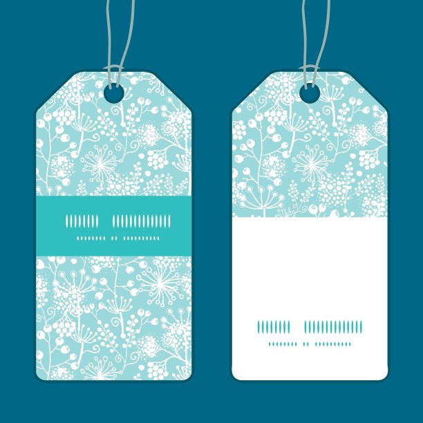 蓝色和白色的花边花园植物垂直图片下载