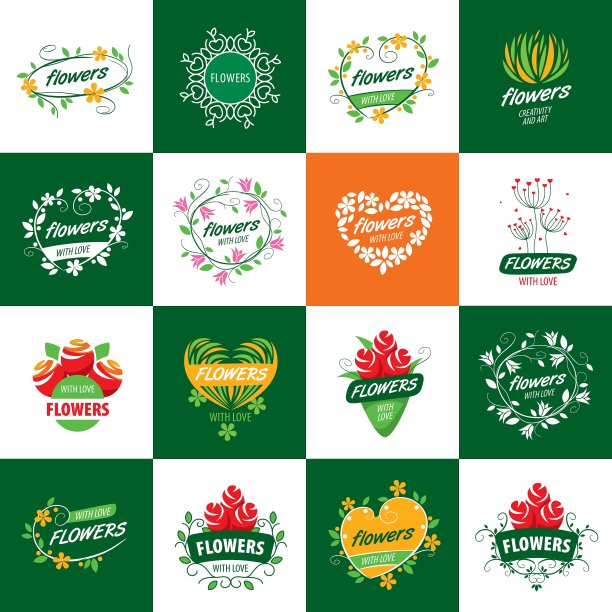 花的标志图片下载