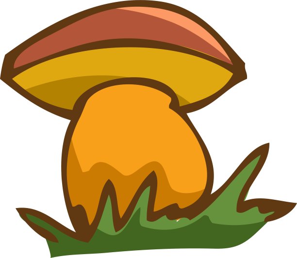 草丛中的蘑菇图片下载