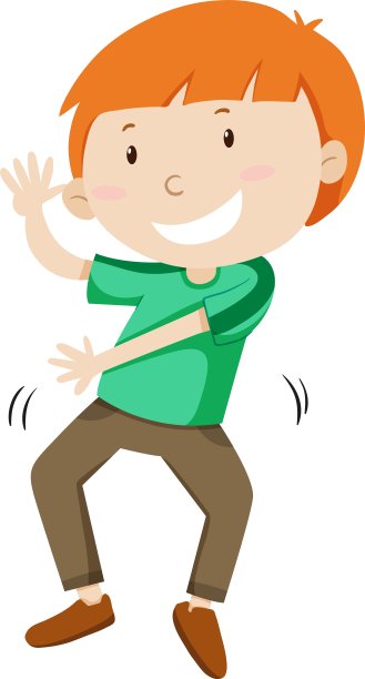 小男孩独自跳舞图片下载