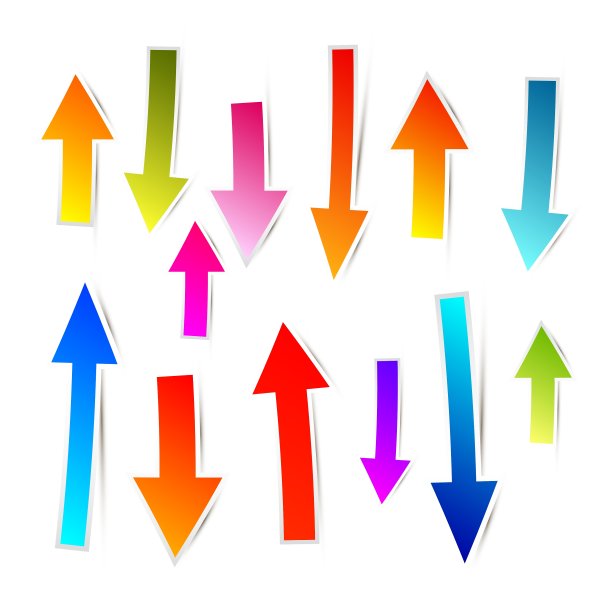彩色纸箭集图片下载