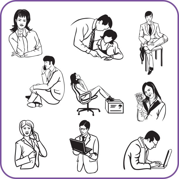 办公室职员-业务组图片下载