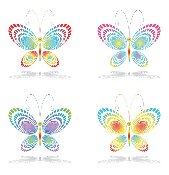 蝴蝶图标图片下载