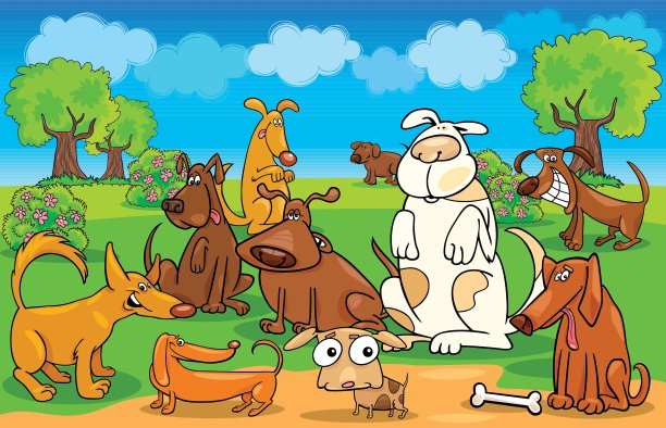 卡通狗图片下载