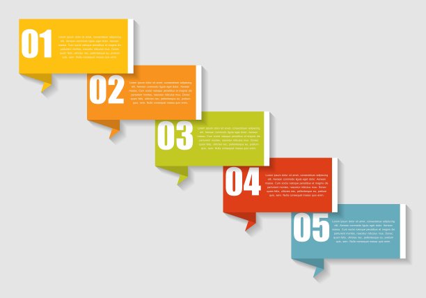 商业EPS10信息图模板图片下载