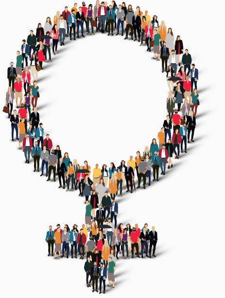 群体人塑造女性性格图片下载