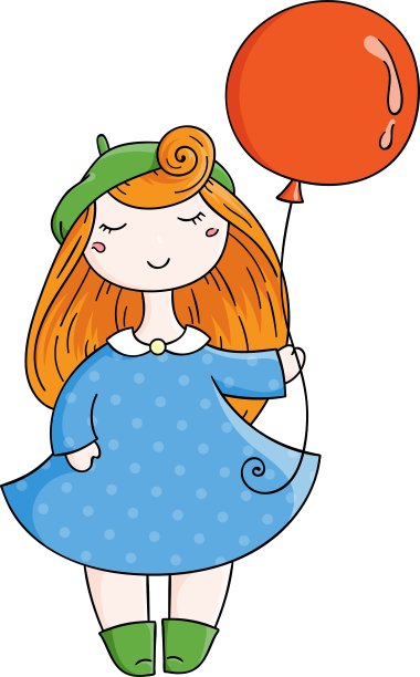 涂鸦的孩子图片下载