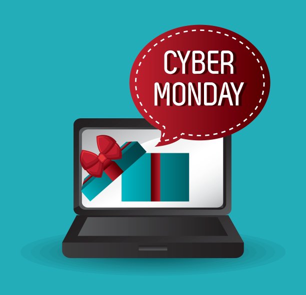 网络星期一购物设计图片下载