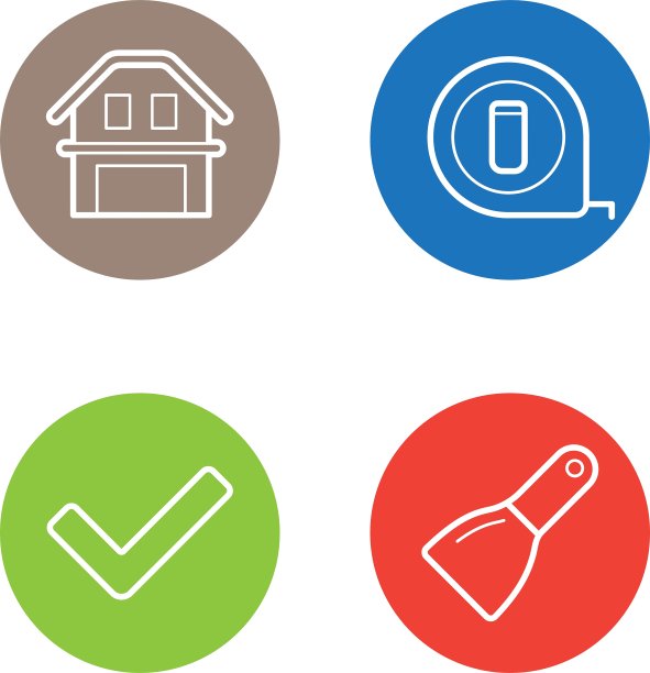 圆形按钮与图标可以被用作图片下载