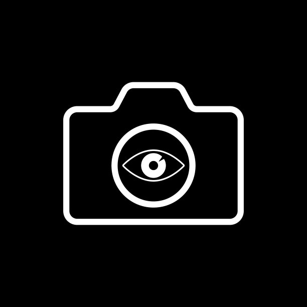 相机图标照片符号扁平图片下载