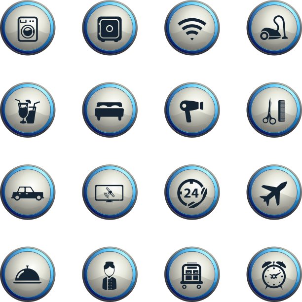 酒店简单的图标图片下载