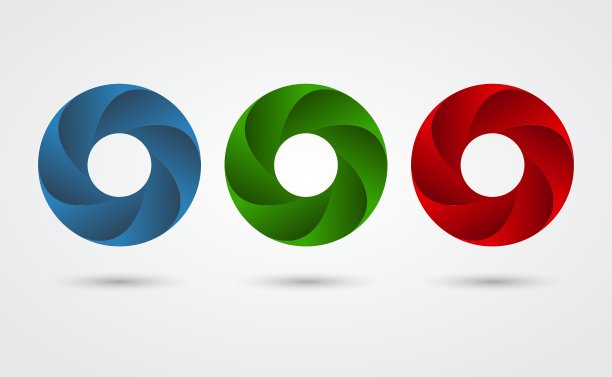 光圈抽象logo集图片下载