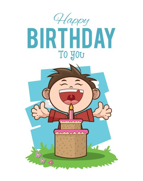 生日快乐设计图片下载
