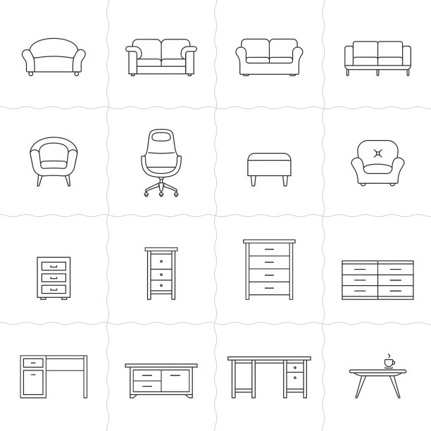 家具的图标图片下载