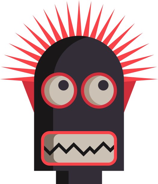 野生机器人的头图片下载