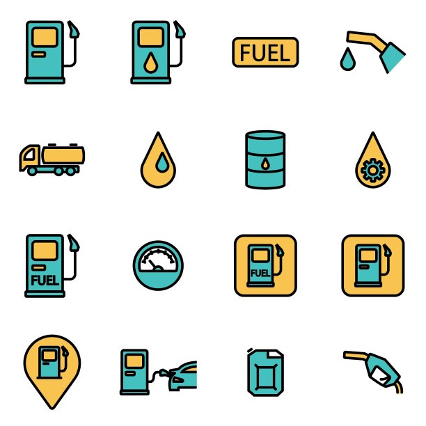 时尚的平面线图标包设计师和图片下载