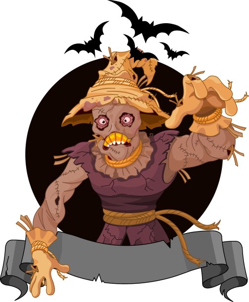 稻草人图片下载