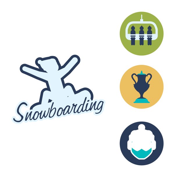 冬季运动设计图片下载