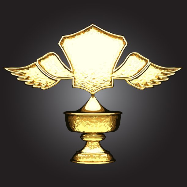 金色的奖图片下载