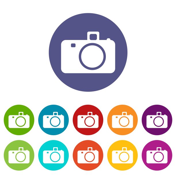 相机平面图标图片下载