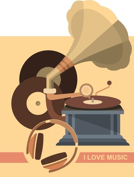 复古的音乐图片下载