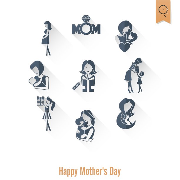 母亲节快乐图标图片下载