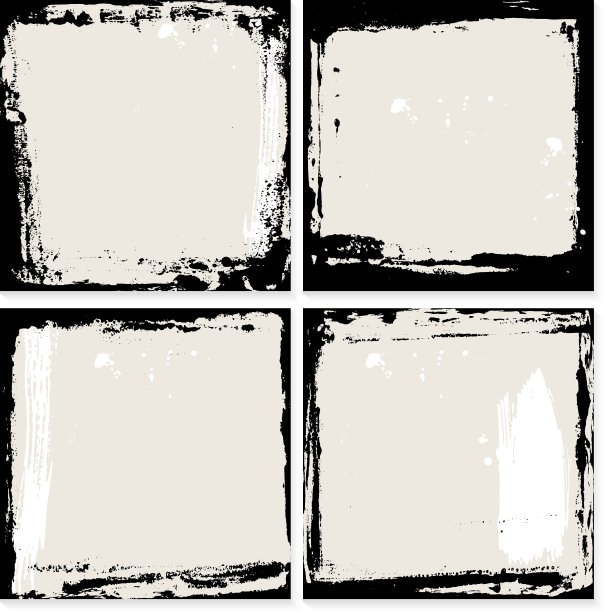 抽象垃圾框架设置黑色和米色图片下载