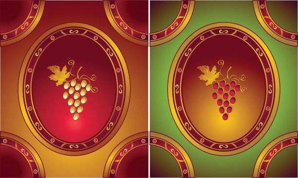 旧式葡萄酒的标签或标志图片下载