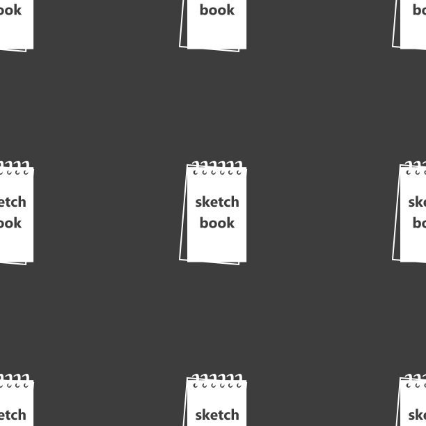 速写簿图标标志无缝模式上的灰色图片下载