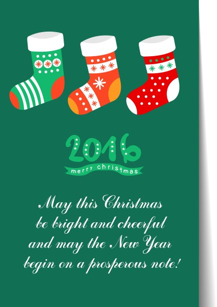 横幅圣诞卡模板海报图片下载