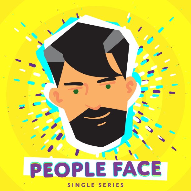 人微笑的脸图片下载