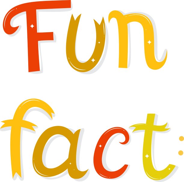 有趣的事实字母卡通字母孤立图片下载