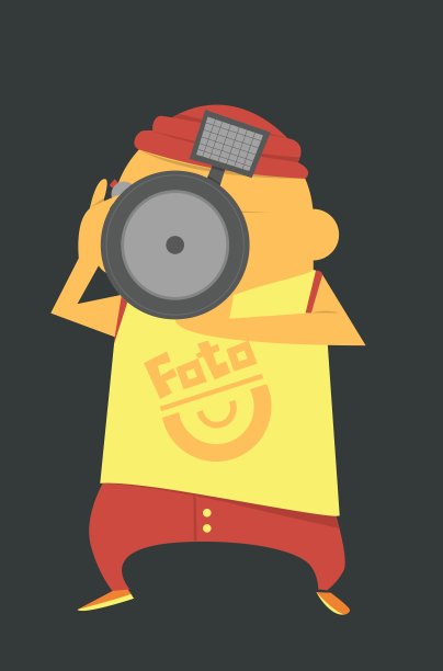 摄影师拿着相机拍了一张照片图片下载