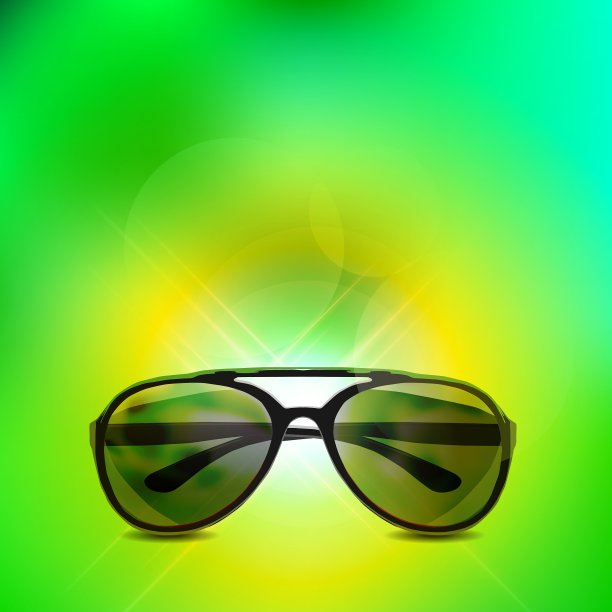 太阳镜孤立的背景图片下载