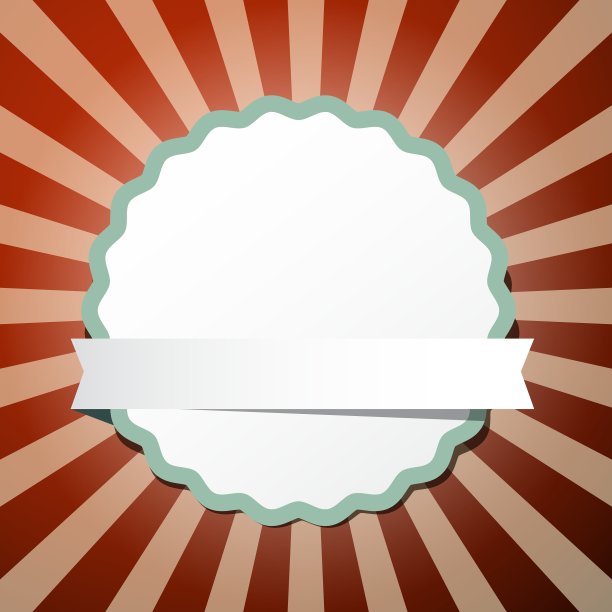 怀旧背景与纸空圆圈标签图片下载