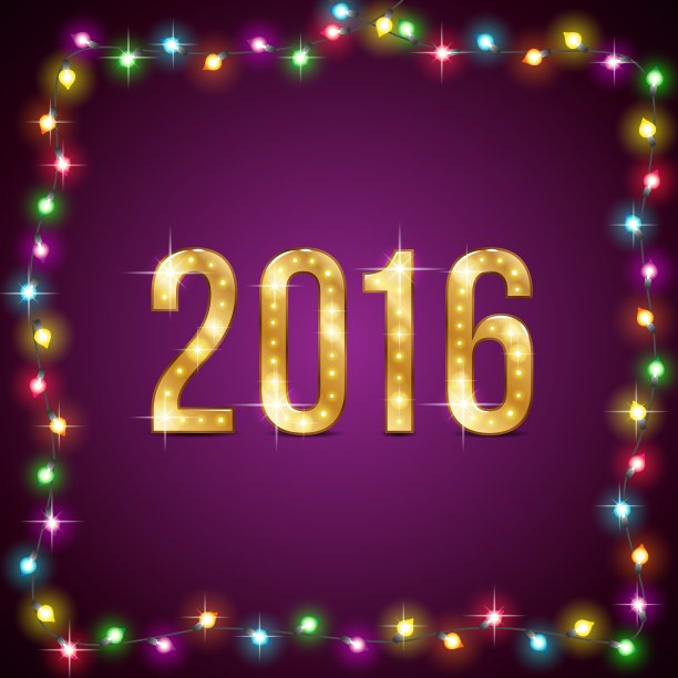 闪光快乐新花环图片下载