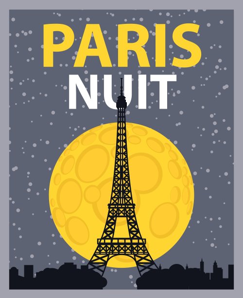巴黎暗夜图片下载