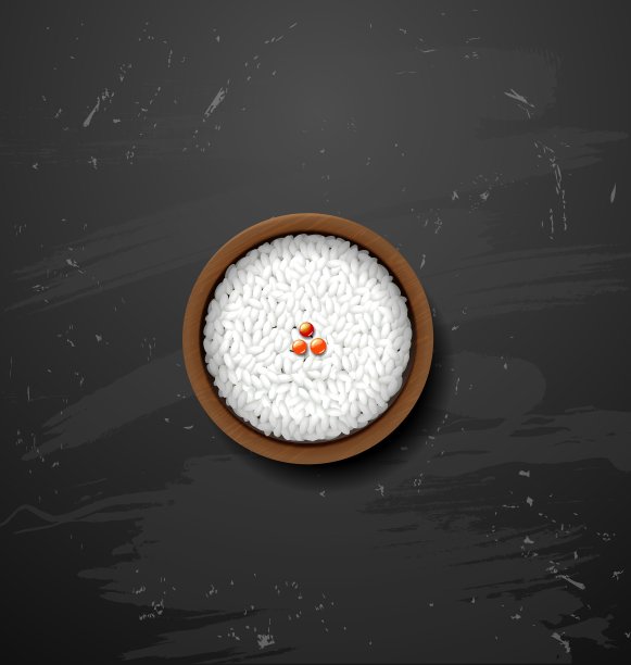 盘子里的米饭图片下载