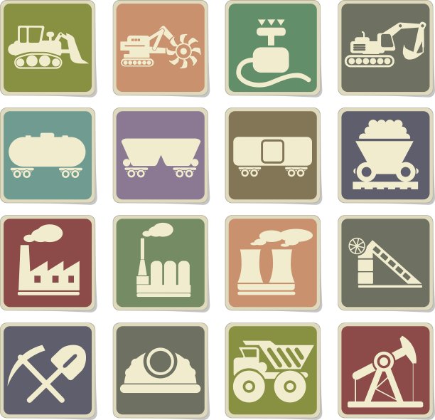 工厂和工业符号图片下载