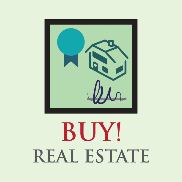 房地产设计家居概念物业图标图片下载