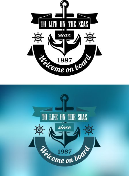 海洋纹章的标签图片下载