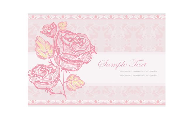 花卉的请柬图片下载