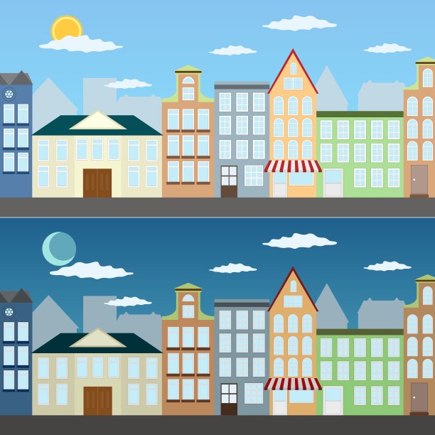 夏天的城市图片下载