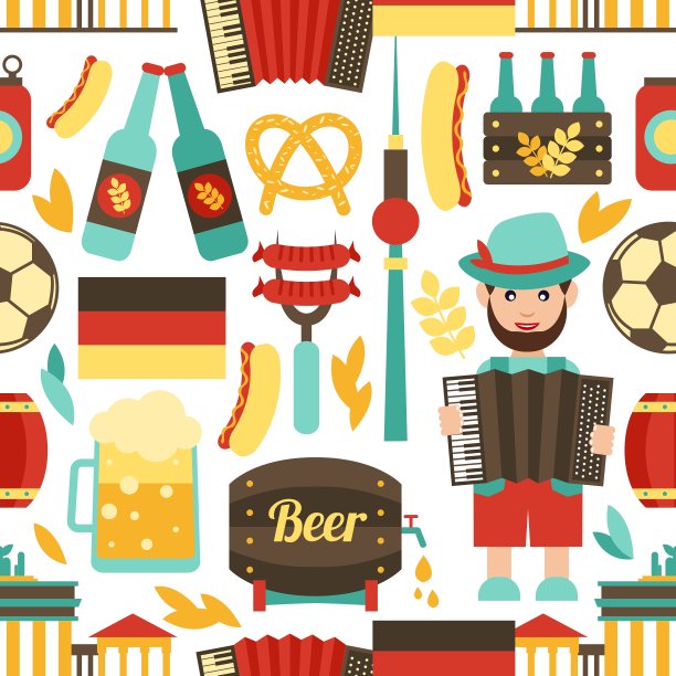 德国旅行无缝模式图片下载