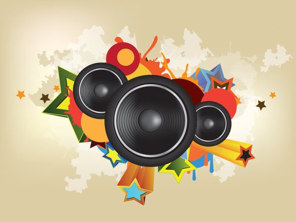 抽象的音乐背景图片下载