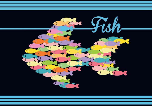 鱼图设计图片下载