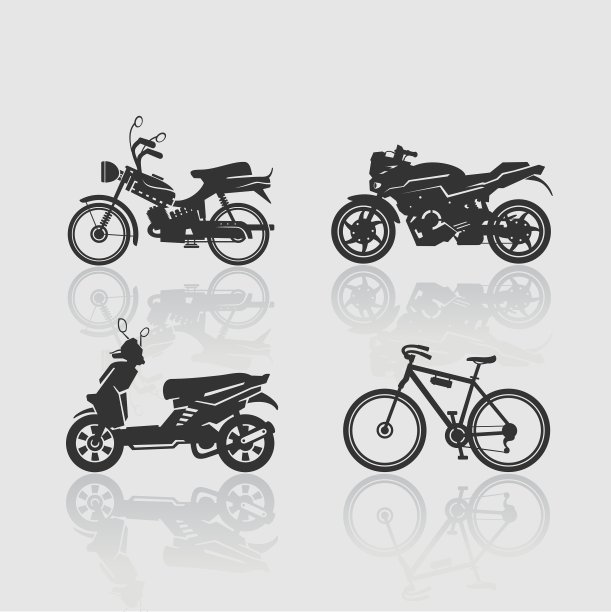 设置轮廓的自行车图片下载